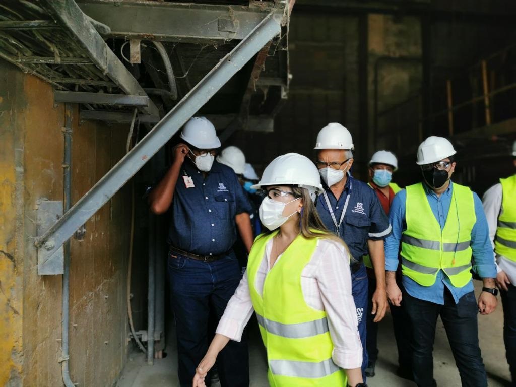 Inspección de la Ministra Dheliz Álvarez a Invecem